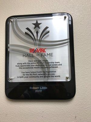 Remax hall of Fame