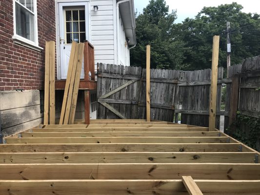 Paid for a fence and a deck, this is 4+ months of work