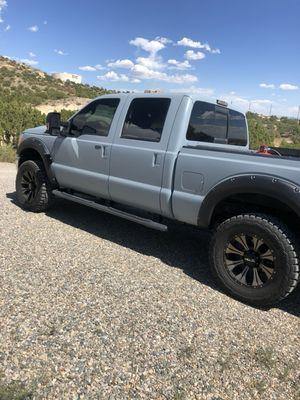 Wrapped truck. Special care in washing so not to damage wrap.