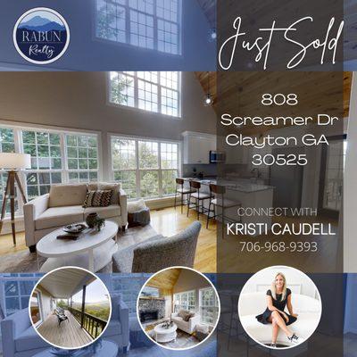 Kristi helped her clients flip this beautiful home with amazing view on Screamer Mountain