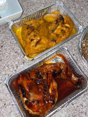 Fusion world chicken and mango lime chicken