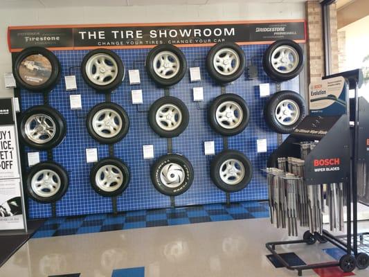 Part of the Tire Showroom.