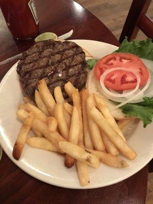 Burger & fries