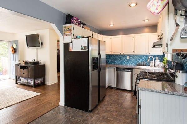 Remodeled kitchen