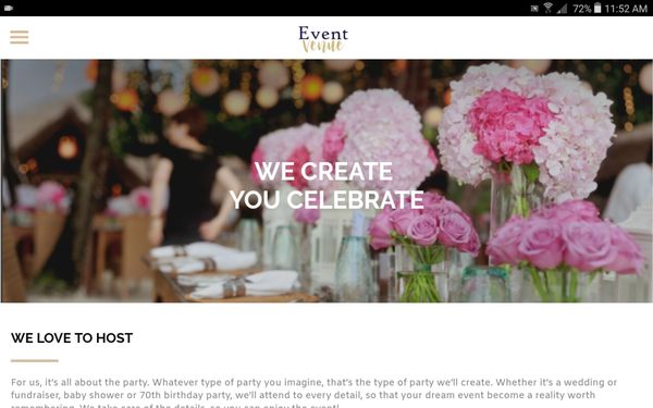 Get a fully functional events venue website today. www.digicloud.io