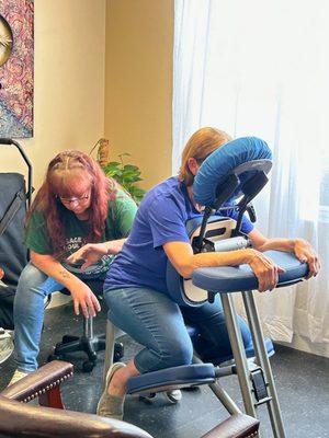 Chair massage