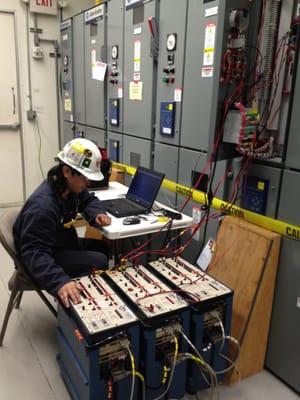 Testing the SEL-710 Motor Protection Relay in a 2.4kV Motor Control Center