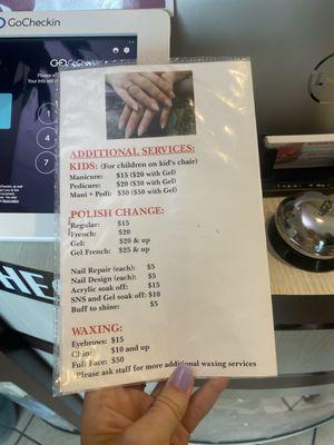 Nail prices