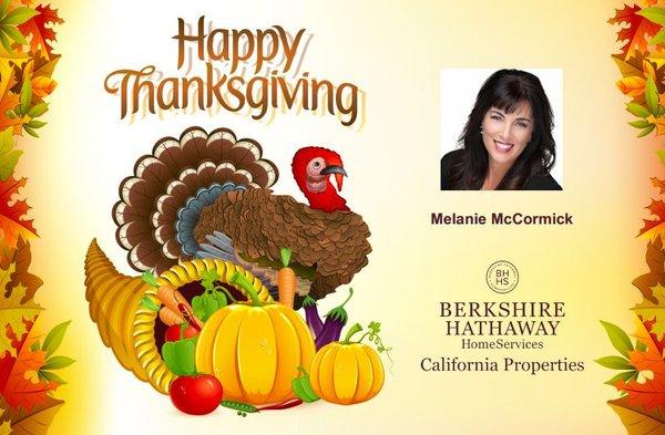 Wishing you blessings of health, happiness & success during this holiday season.        Happy Thanksgiving!