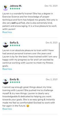 Client Reviews