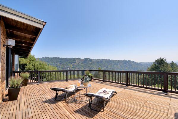 IPE rooftop deck in Mill Valley