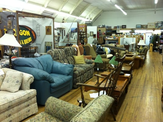 Lots of used furniture, antiques, home decor, guns, used clothes!