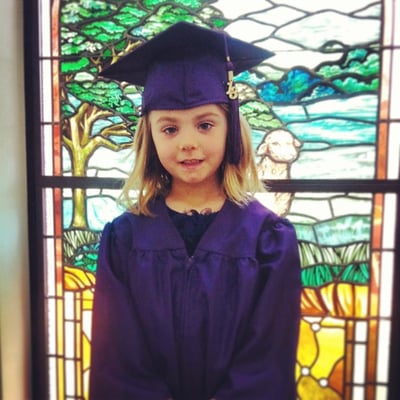 Kindergarten graduation at Riverfront Christian School!