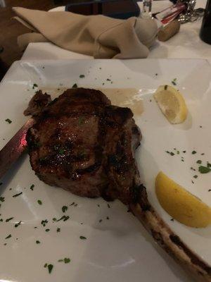 Veal chop