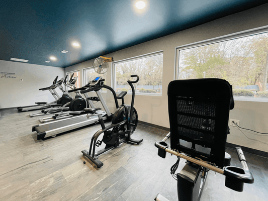 Fitness Center at Scarlet Pointe Apartment Homes located in Charlotte, NC.