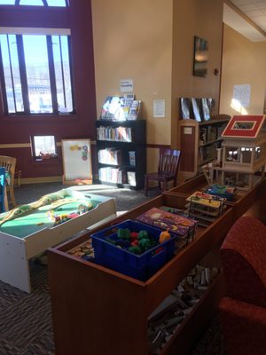 Play area in the children's room