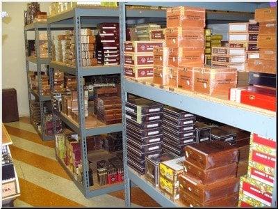 A portion of our 2700 square foot backroom humidor