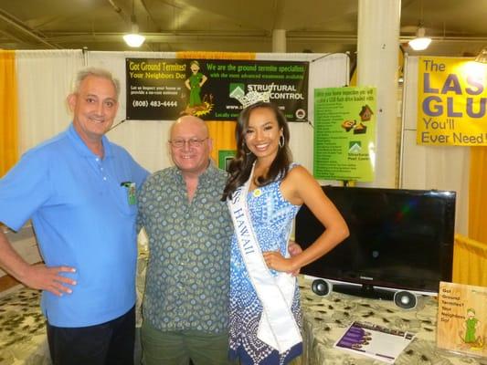 Miss Hawaii Visits Structural Pest Control