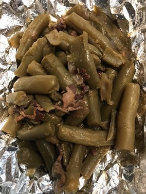 Bacon and green beans as a side