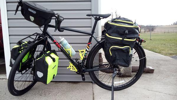 Setup for self supported travel and rides well with the max weight it can carry