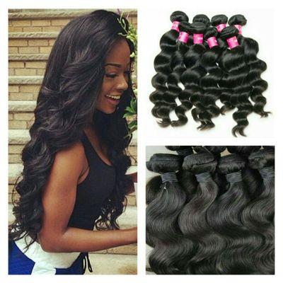 100% Brazilian Human Hair Bundles. Deep Wave 22" - 26"