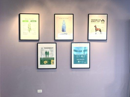 CBD Informational Wall