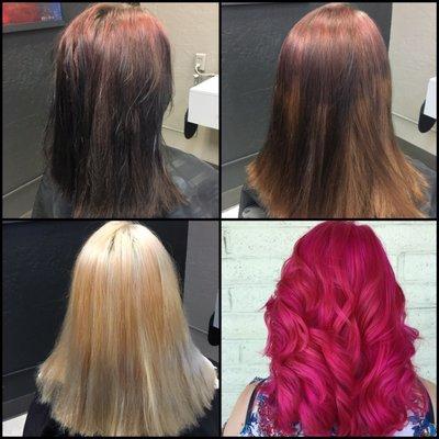 The process of color correction! By Vanessa.