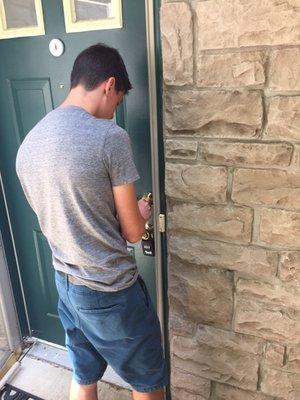 Locked out of your home?  We can help.