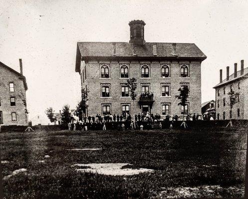 Early photo of "Tilton School".