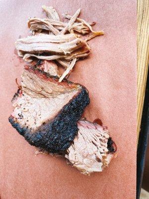 Get the sauces and indulge in some great bbq at La Barbecue. Take a trip to the bathroom for the atmosphere!