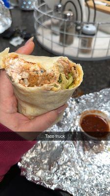 Steak burrito