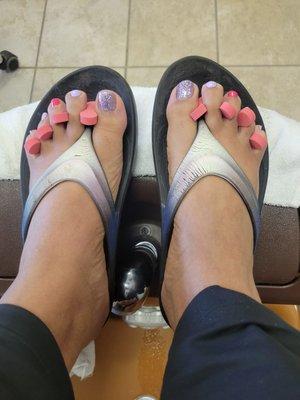 My awesome pedicure