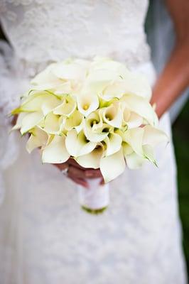 Calla Lily wedding bouquet by Bliss Fine Florals