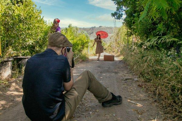 A behind the scenes shot for a calendar shoot I recently did for Pin-Ups for Vets while staying covid compliant! :)