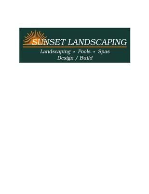 Sunset Landscaping