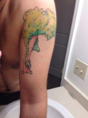 The Giving Tree done by Kevin at Living Ink