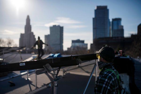 Brooklyn SolarWorks Install Team on Rooftop