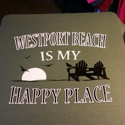 Creating custom graphics and screen printing for our local campgrounds!