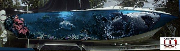 marine graphic wrap