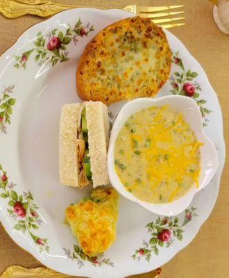 Potato Soup...Sandwiches...and Scones