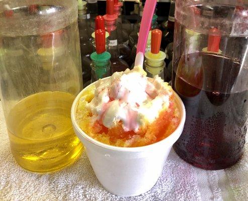 Ice Cream Stuffed SnoBall