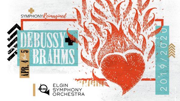 Debussy & Brahms April 4th & 5th @ Hemmens Cultural Center