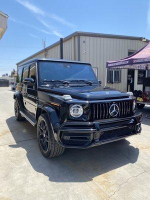 2 Step paint correction on Mercedes g63 wagon