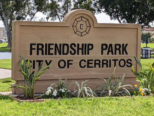 Friendship Park in the City of Cerritos