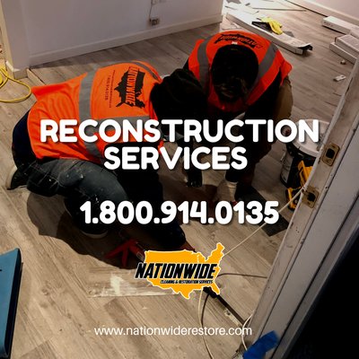 Leaders on Reconstruction Services Industry 1.800.914.0135