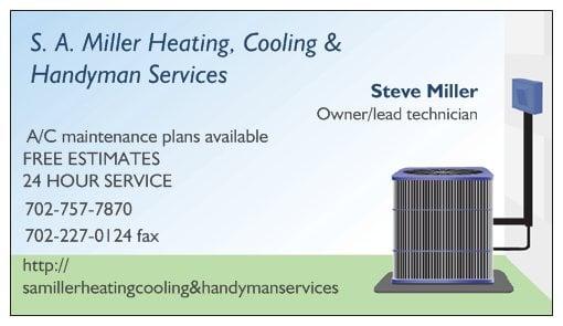 S.A.Miller Heating, Cooling & Handyman Services