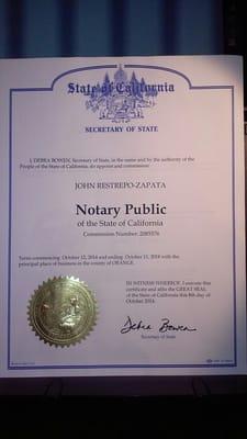 Text me any time for Notary Public Services 949-371-1668