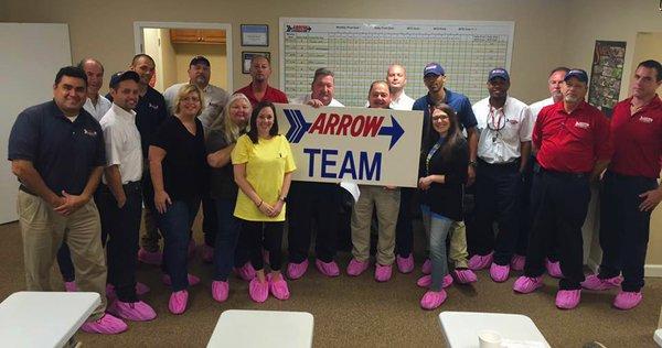 Arrow Exterminators goes Pink to kick off the #ArrowCares campaign for Breast Cancer Awareness!  bit.ly/ArrowCares