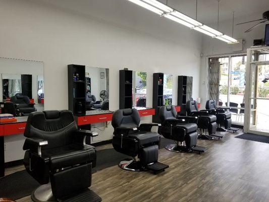 The Newly remodelled Headmaster barbershop