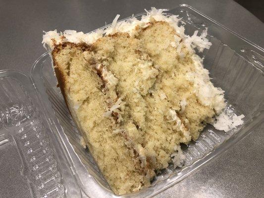 The coconut cake